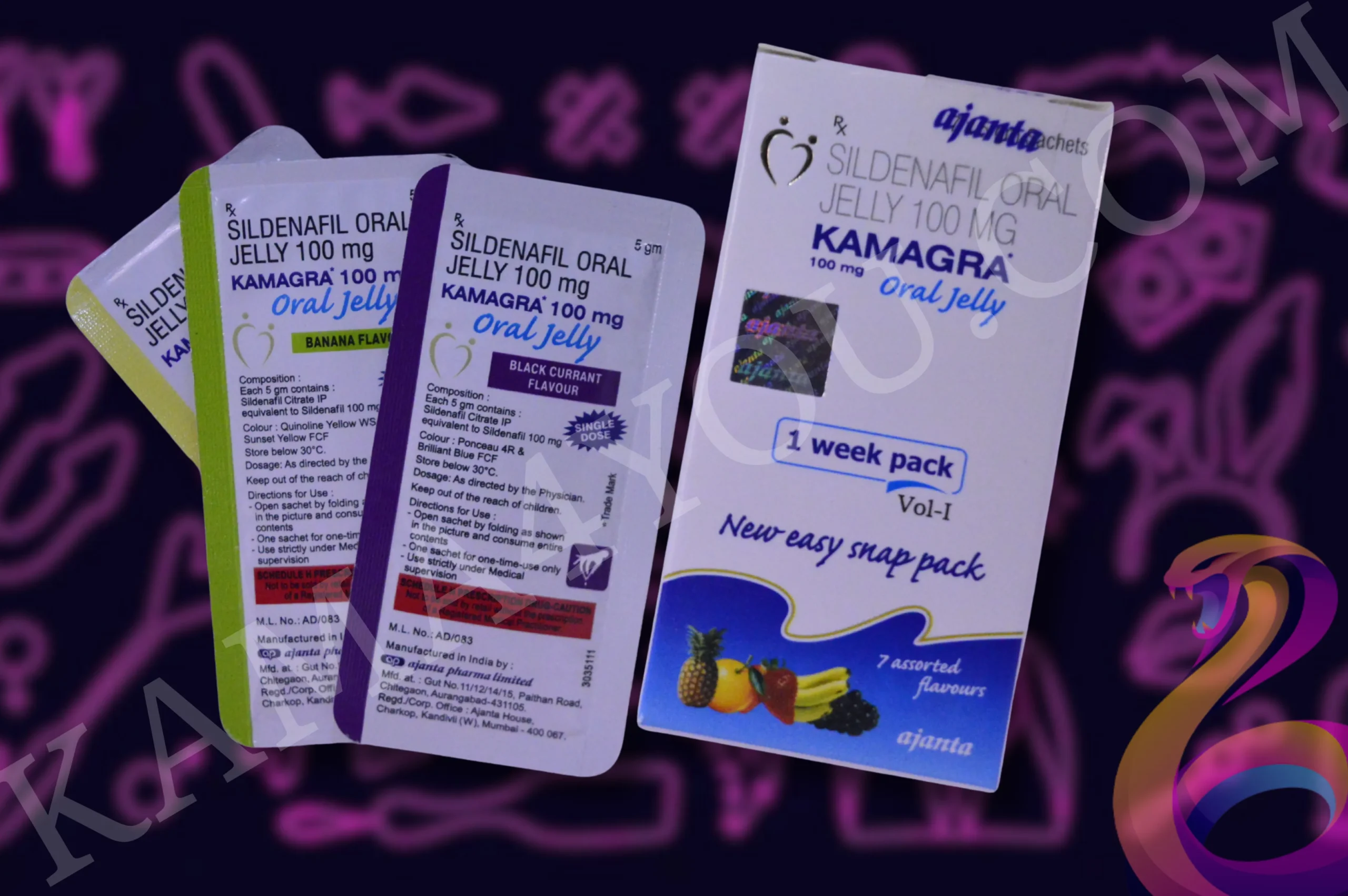 Kamagra Oral Jelly week pack