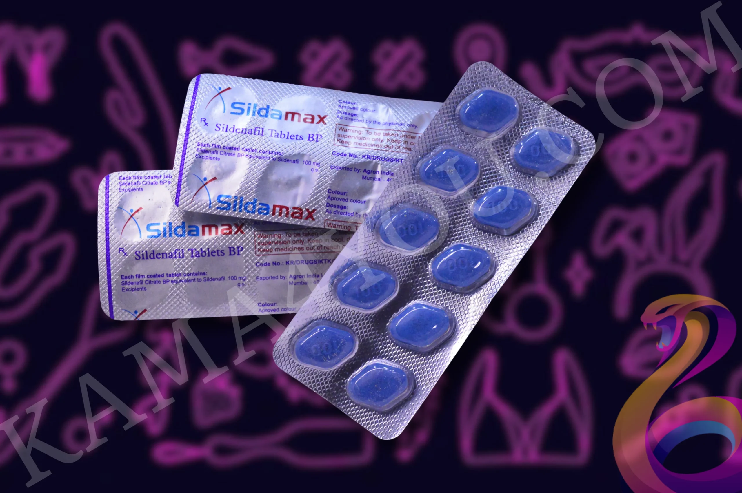 Sildamax - Sildenafil Tablets by Agron