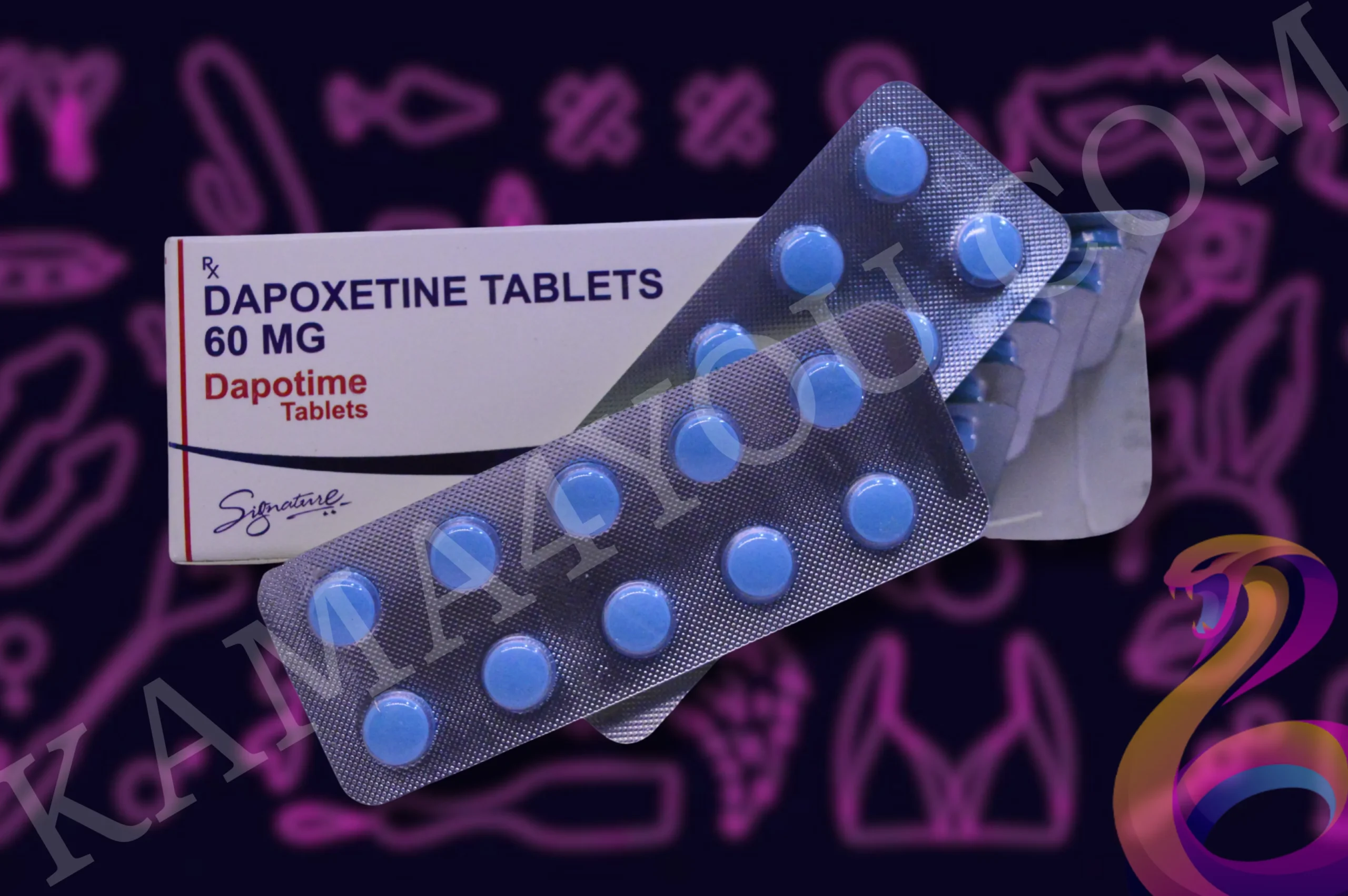 Dapoxetine 60mg Tablets