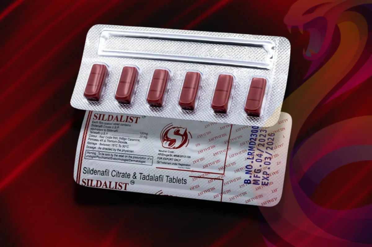 Sildalist 120 mg sildenafil + tadalafil – Obrázok 3