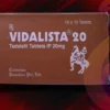 Vidalista 20mg detail na balenie