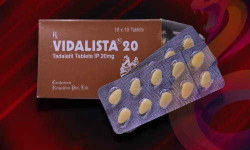 Vidalista 20mg detail na balenie a 2 blistry