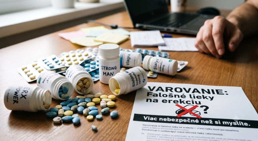 Ukážka falošných liekov na erekciu